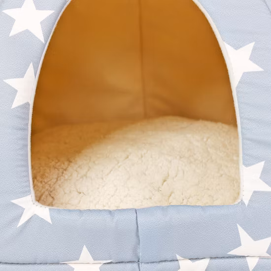 Camas portáteis para animais de estimação dobráveis, de algodão macio, para dormir, para gato, ninho