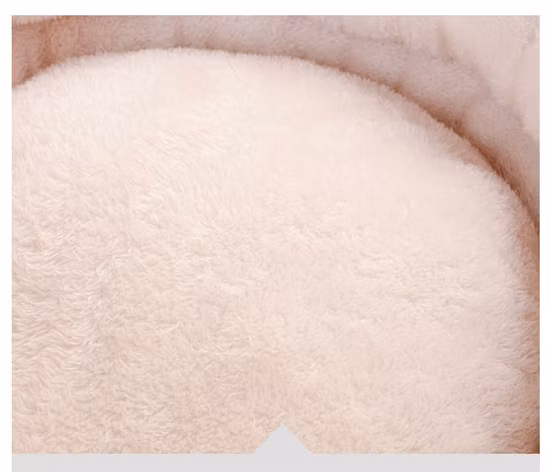 Produtos para animais de estimação Personalizado Calmante Dobrável Macio Rosquinha Redondo Antiderrapante Polifibra Pele Falsa Aconchegante Pet Gato Cama de Cachorro