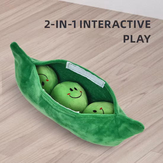 Brinquedo de pelúcia Hound Hide Seek Squeaky Puzzle mastigar cachorro de estimação